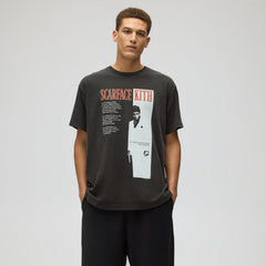 Kith for Scarface Film Poster Vintage Tee - Black | Kith Black