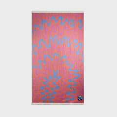 by Parra Splashed Hammam Beach Towel - Orange | Kith Orange