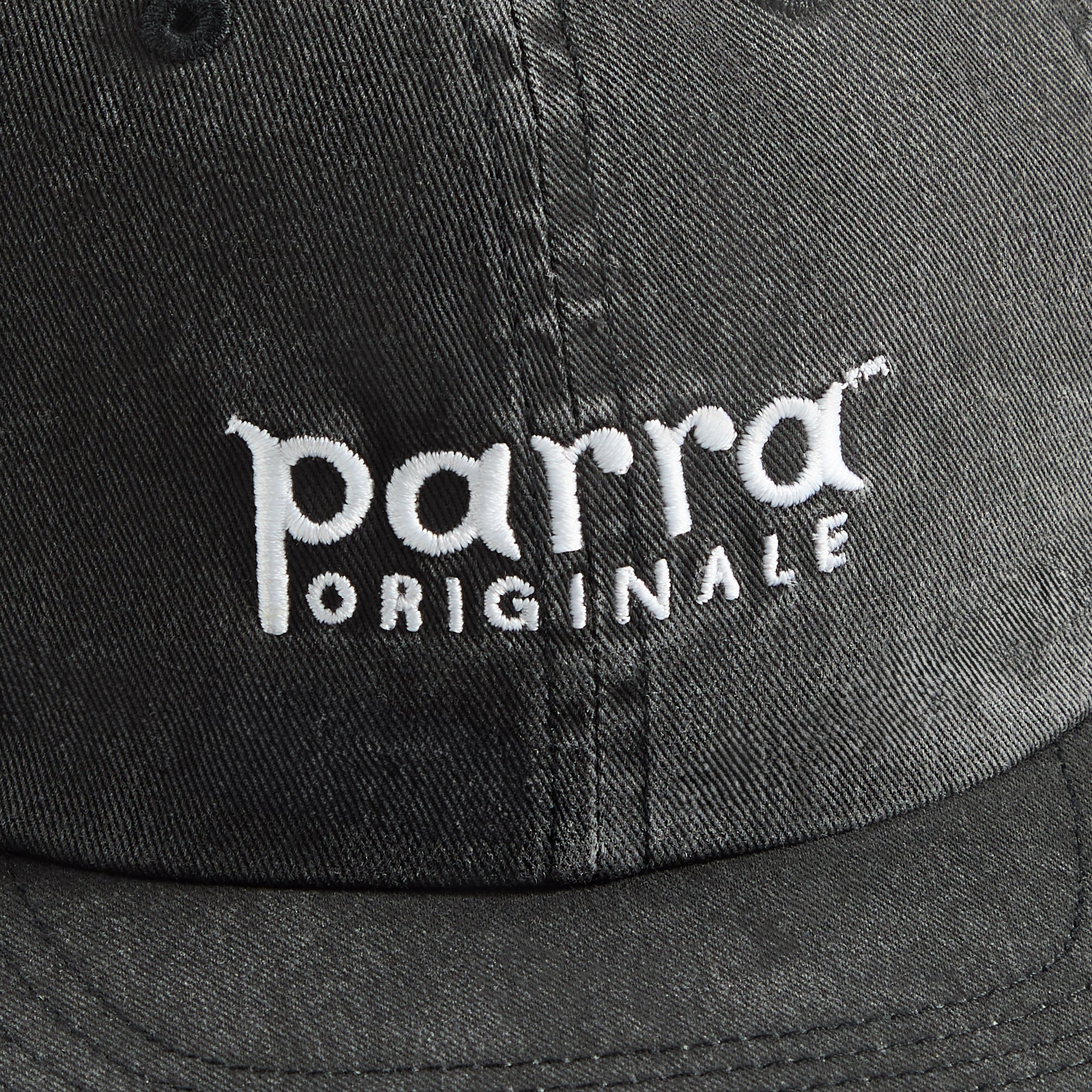 by Parra Originale 6 Panel Cap - Black | Kith Black