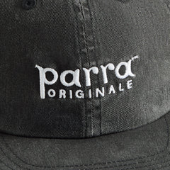 by Parra Originale 6 Panel Cap - Black | Kith Black