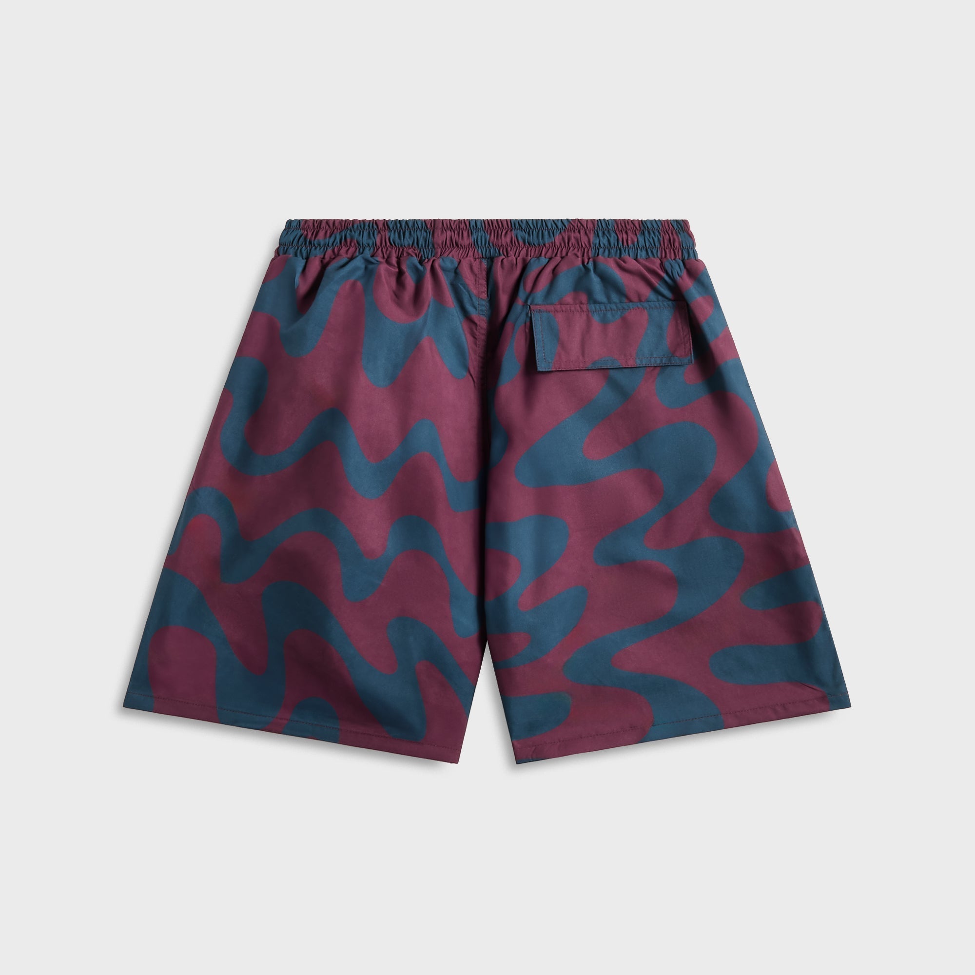 by Parra Splashed Swim Shorts - Burgundy | Kith Burgundy