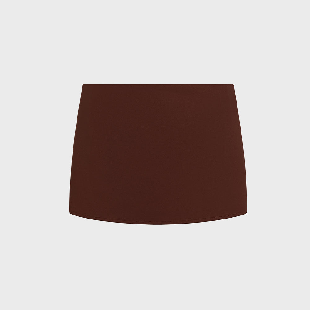 Micro Mini Stretch Skirt - Brown | Kith Brown