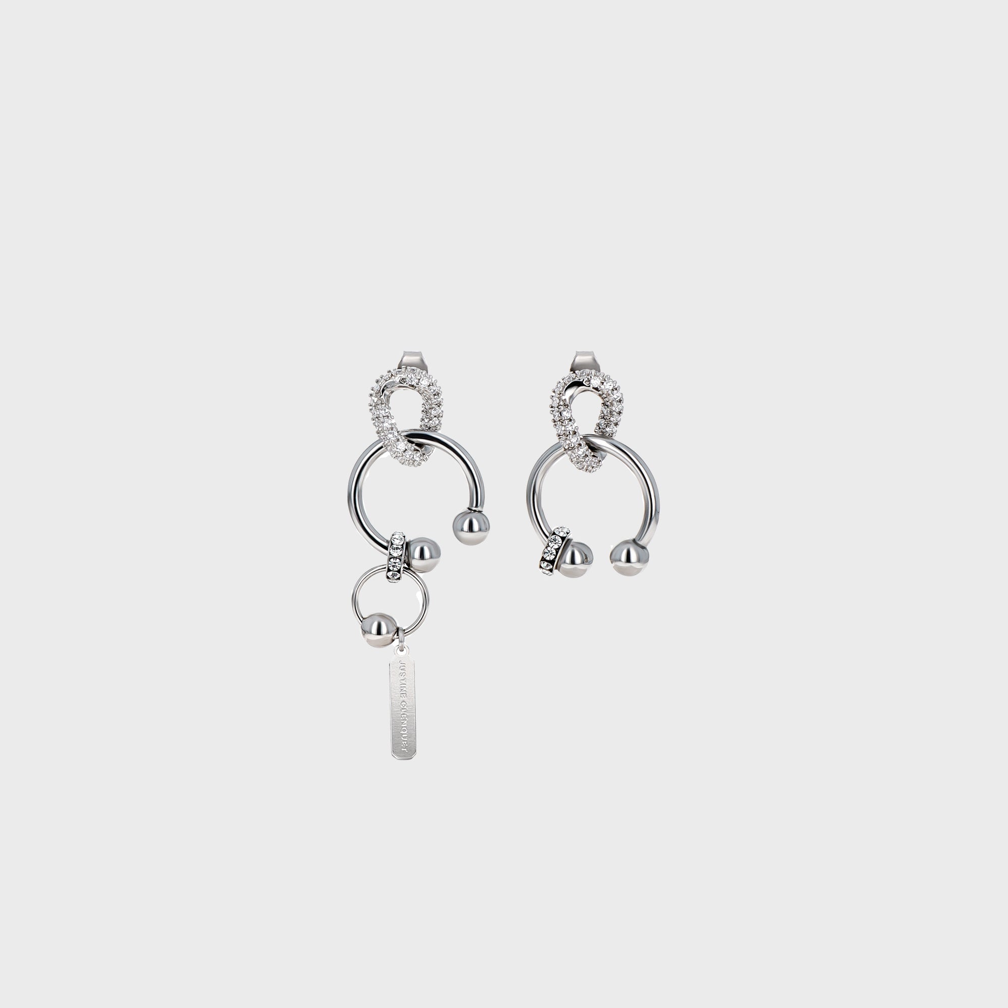 Justine Clenquet Phoebe Earring - Palladium | Kith Palladium