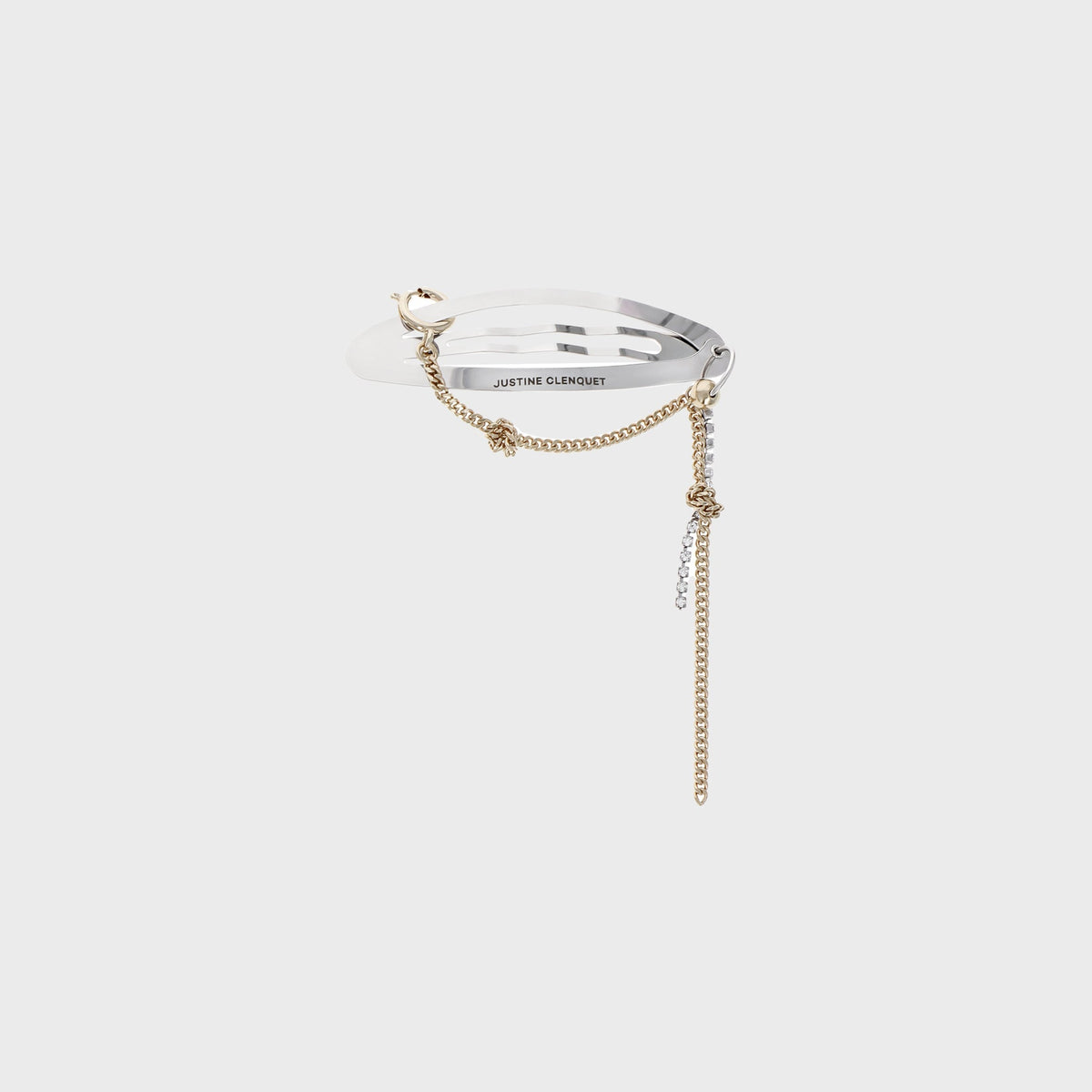 Justine Clenquet Amber Hair Clip - Gold / Palladium | Kith Gold / Palladium