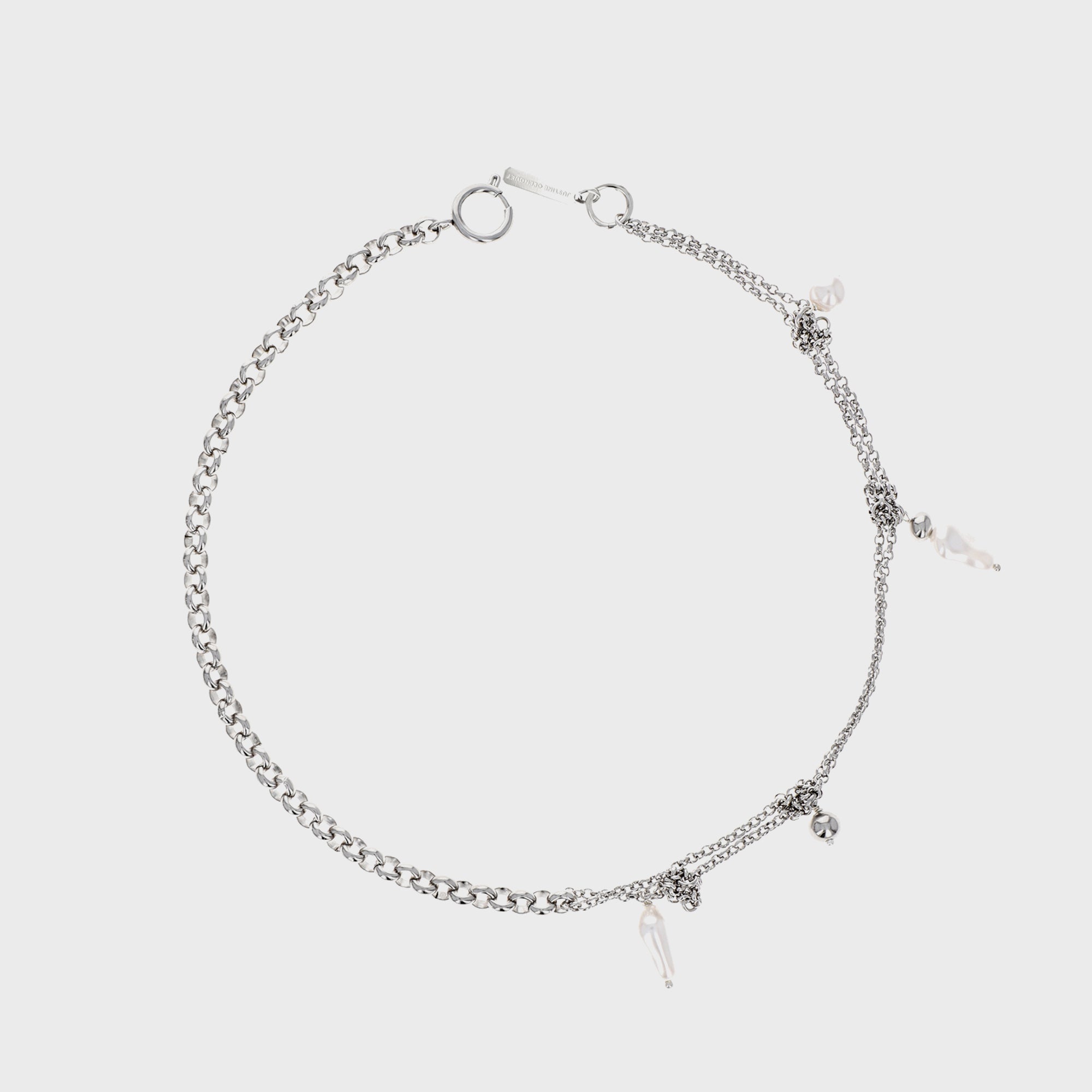 Justine Clenquet Connor Necklace - Palladium | Kith Palladium