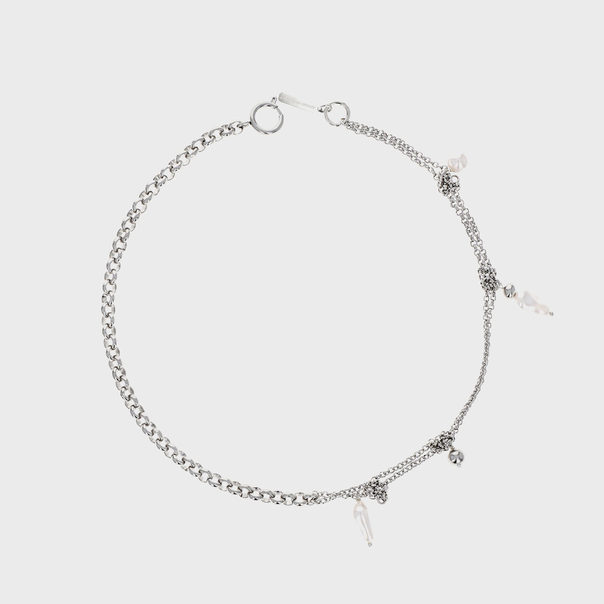 Justine Clenquet Connor Necklace - Palladium | Kith Palladium