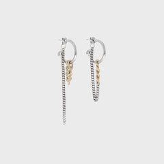Justine Clenquet Jena Earring - Gold / Palladium | Kith Gold / Palladium