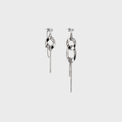 Justine Clenquet Betty Earring - Palladium | Kith Palladium