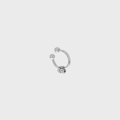 Justine Clenquet Bless Crystal Earcuff - Palladium | Kith Palladium