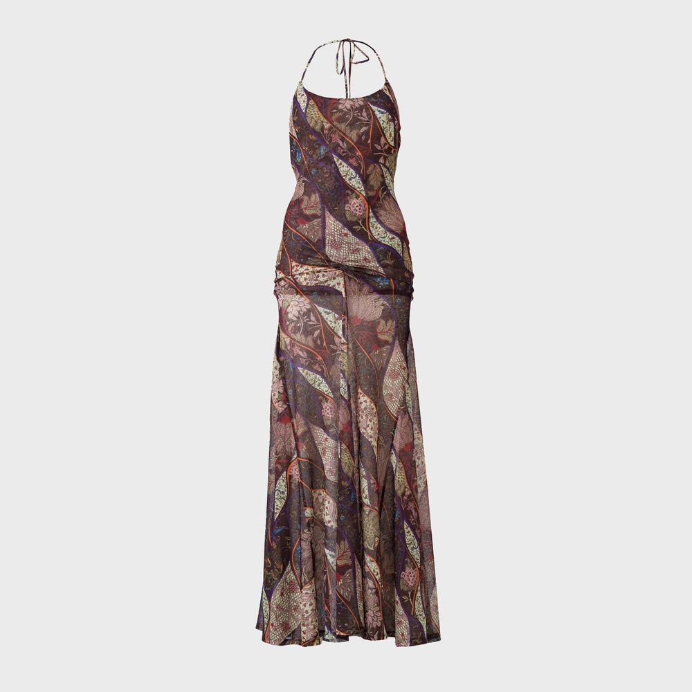 Siedres Printed Mesh Maxi Slip Dress - Multi | Kith Multi