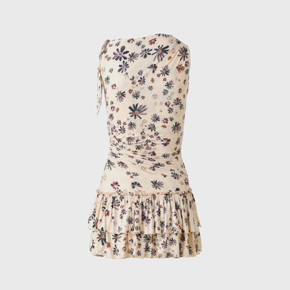 Siedres Ruffled Jersey Mini Dress - Multi | Kith Multi