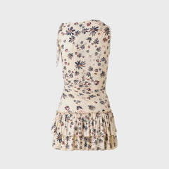 Siedres Ruffled Jersey Mini Dress - Multi | Kith Multi