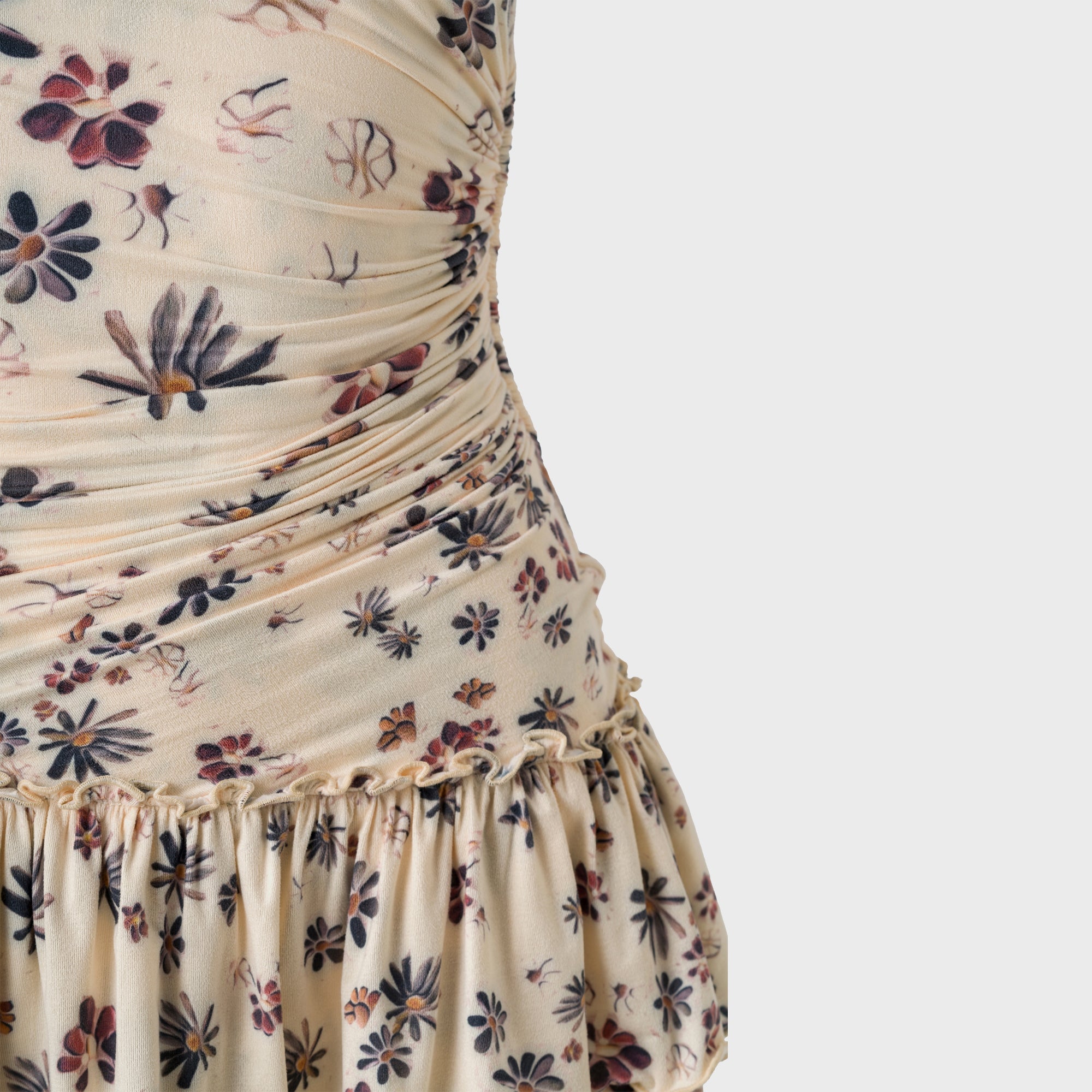 Siedres Ruffled Jersey Mini Dress - Multi | Kith Multi