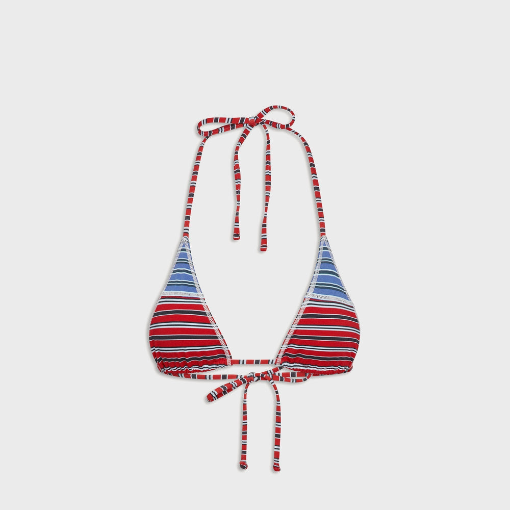 Frankies Bikinis Paradise Cotton Top - Red Summer Stripe | Kith Red Summer Stripe