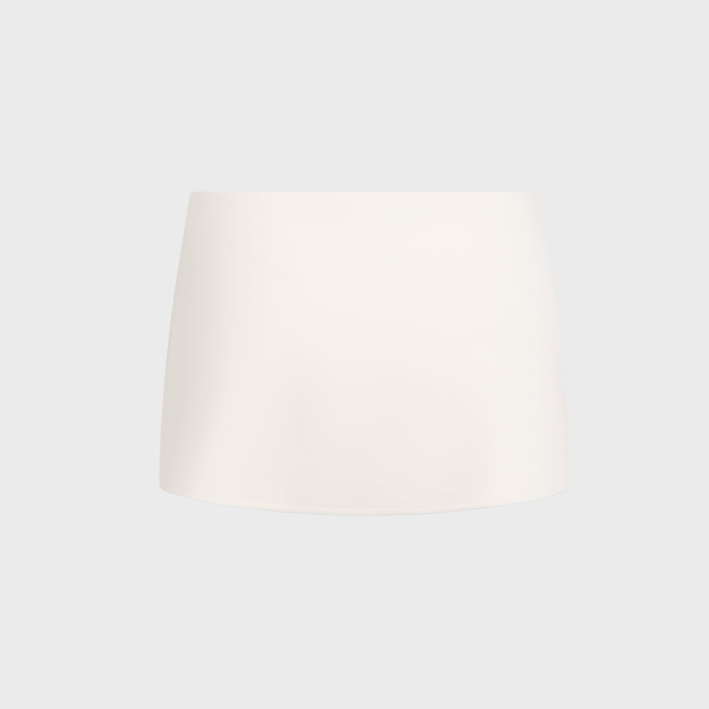 Micro Mini Stretch Skirt - White | Kith White