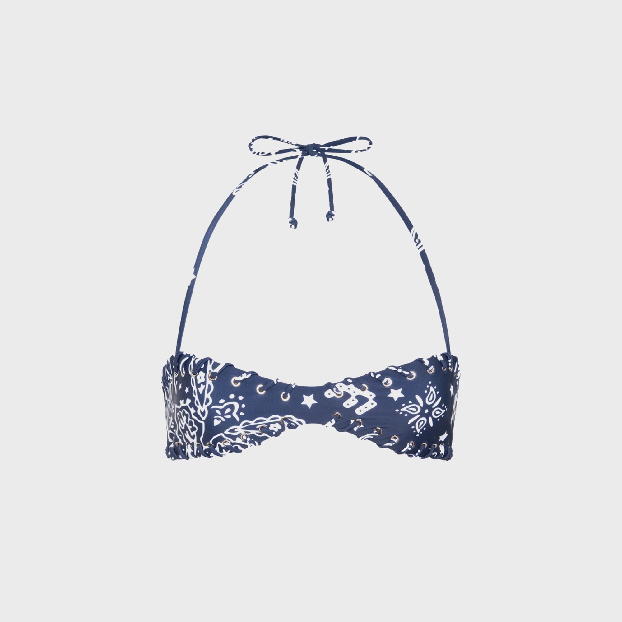 Miaou Rio Bikini Top - Bandana Navy | Kith Bandana Navy