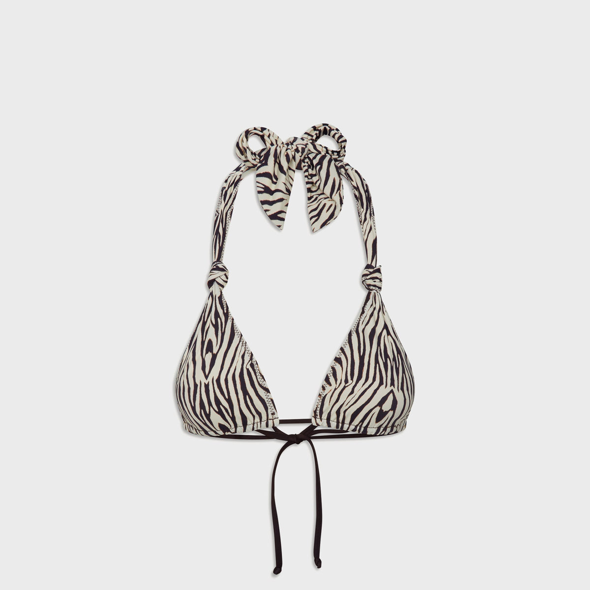 Frankies Bikinis Kealy Top - Zebra Print | Kith Zebra Print