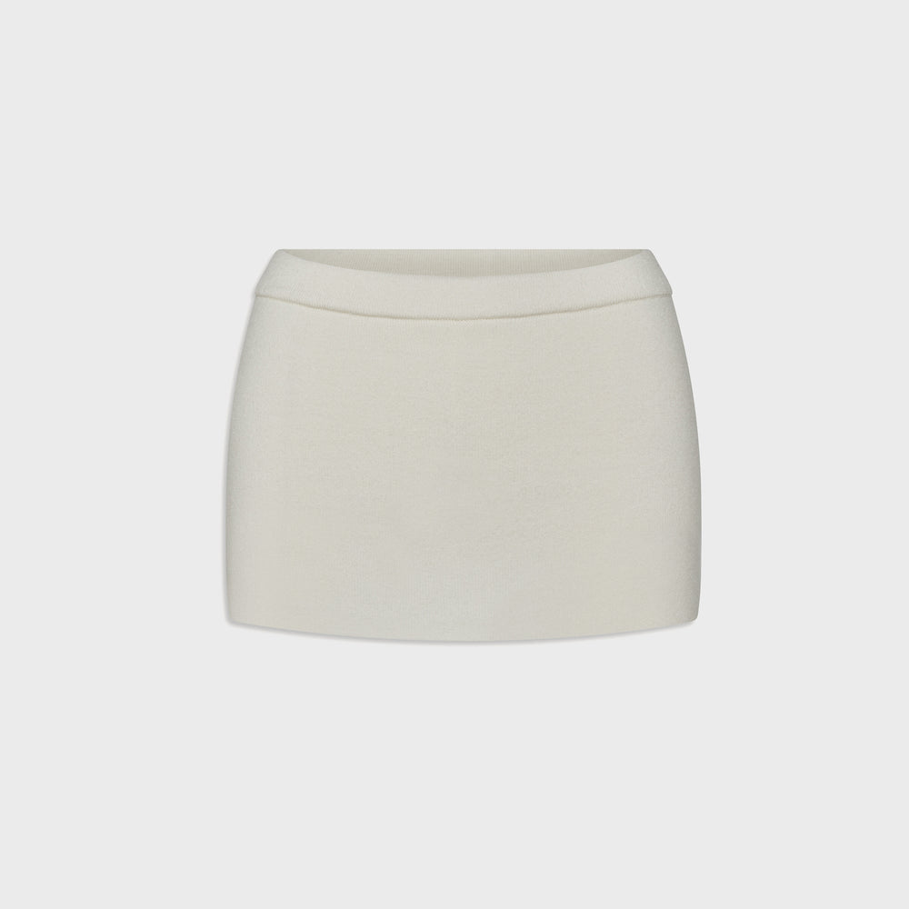 Frankies Bikinis Marialla Cloud Knit Skort - Soft Vanilla | Kith Soft Vanilla
