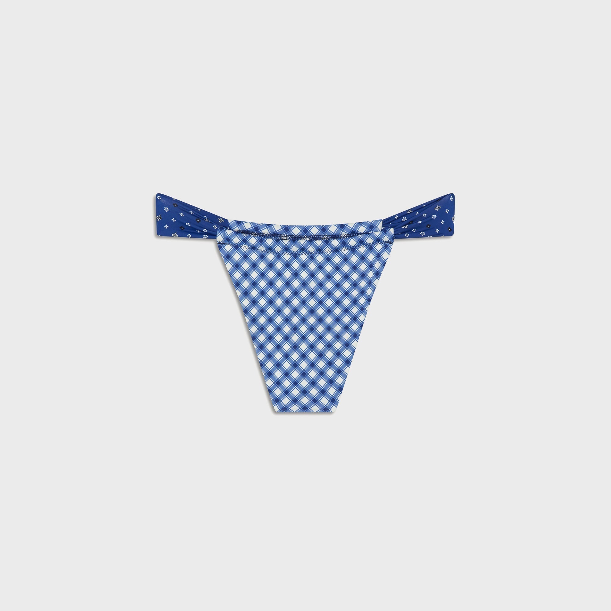 Frankies Bikinis Beckett Bottom - Starry Gingham Print | Kith Starry Gingham Print