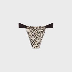 Frankies Bikinis Beckett Bottom - Zebra Print | Kith Zebra Print