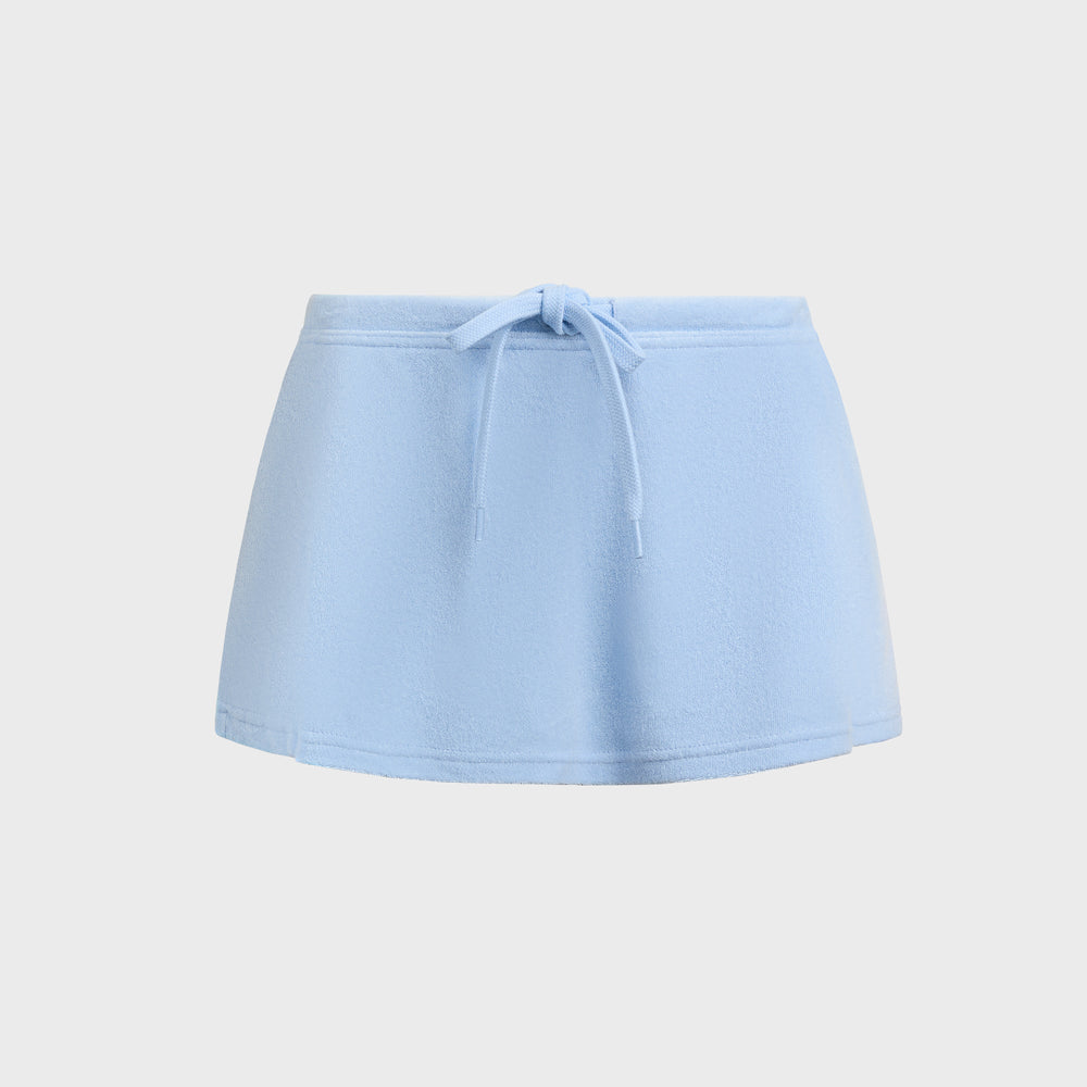Dani Terry Mini Skort - Powder Blue | Kith Powder Blue
