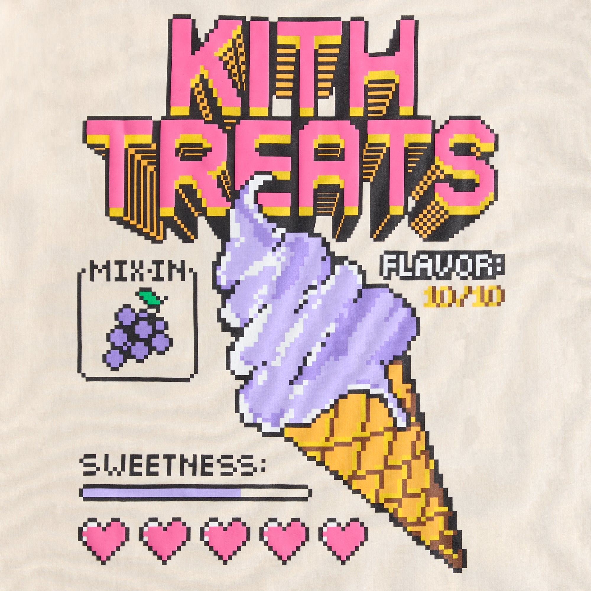Kith Treats Grape Arcade Tee - Waffle | Kith Waffle
