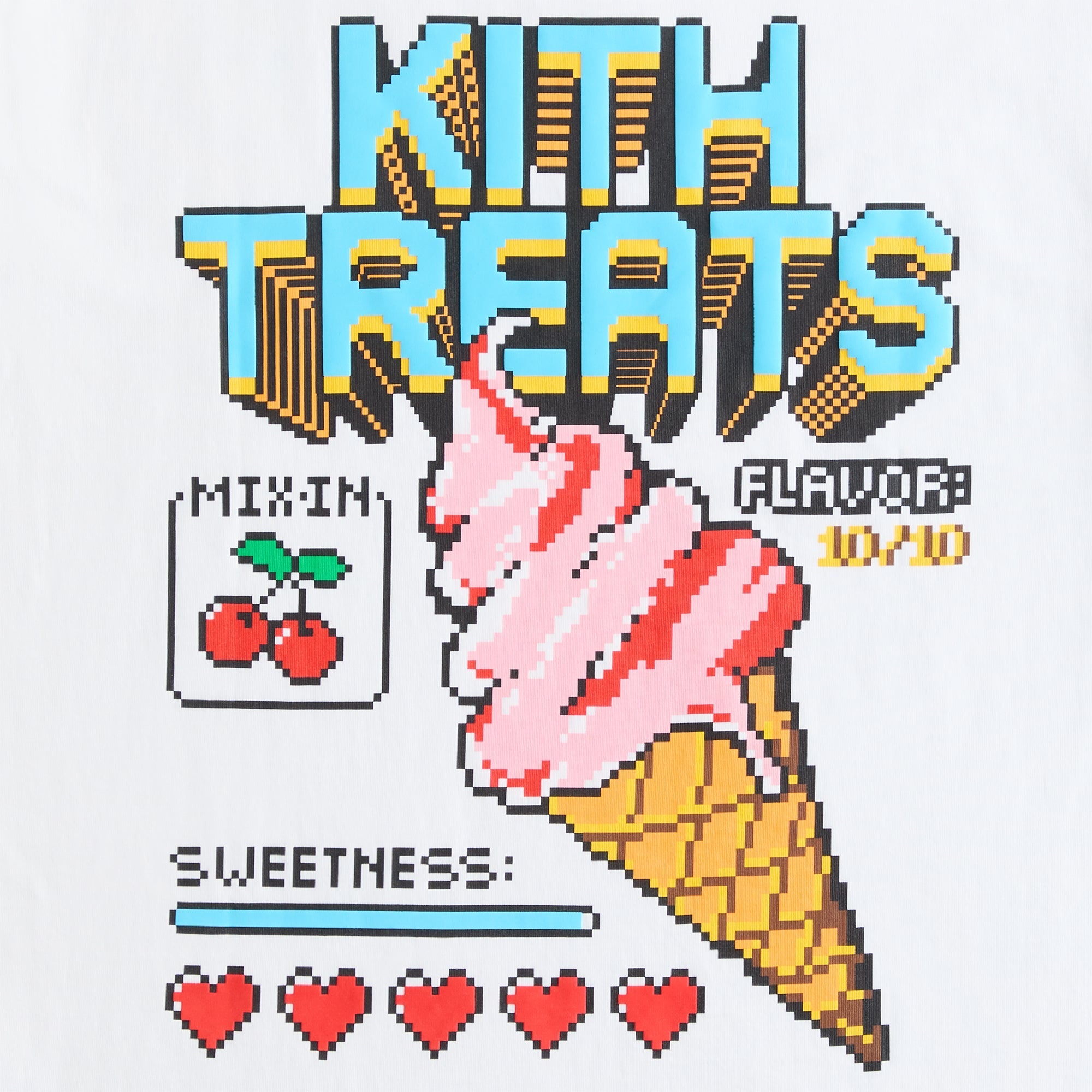 Kith Treats Cherry Arcade Tee - White | Kith White