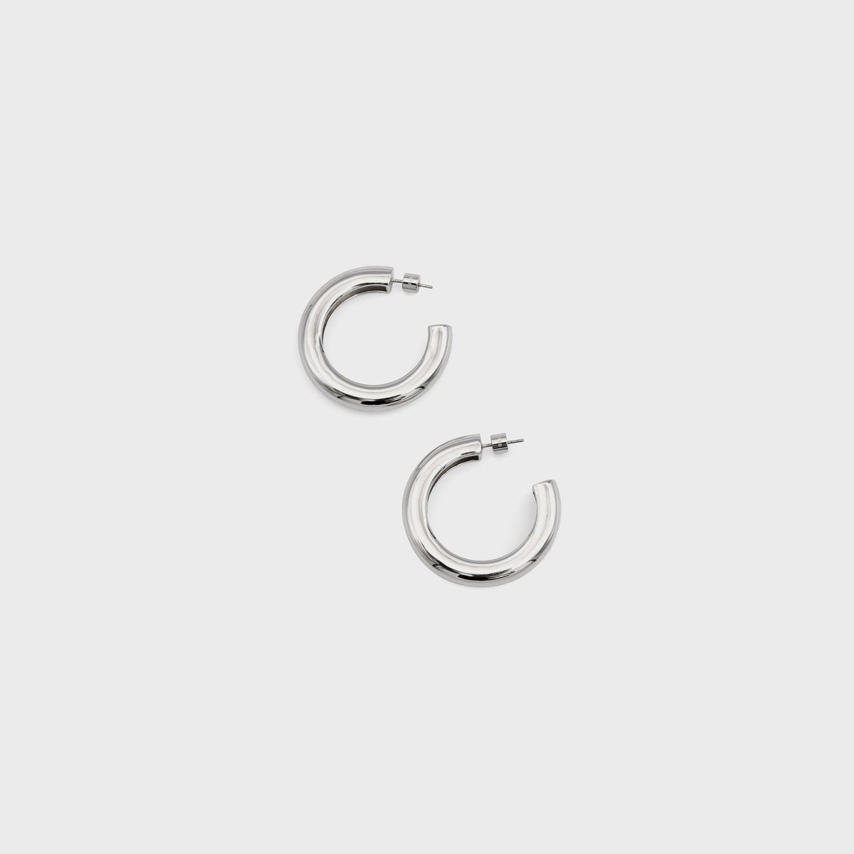 Black Suede Studio Classic Hoop - Silver / Gold | Kith Silver / Gold