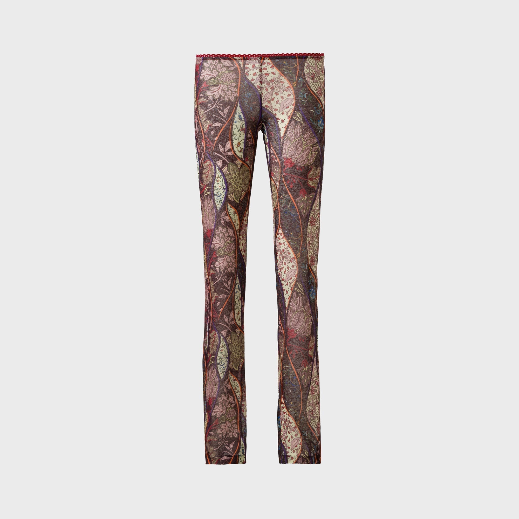 Siedres Printed Mesh Semi-Sheer Flare Pants - Multi | Kith Multi