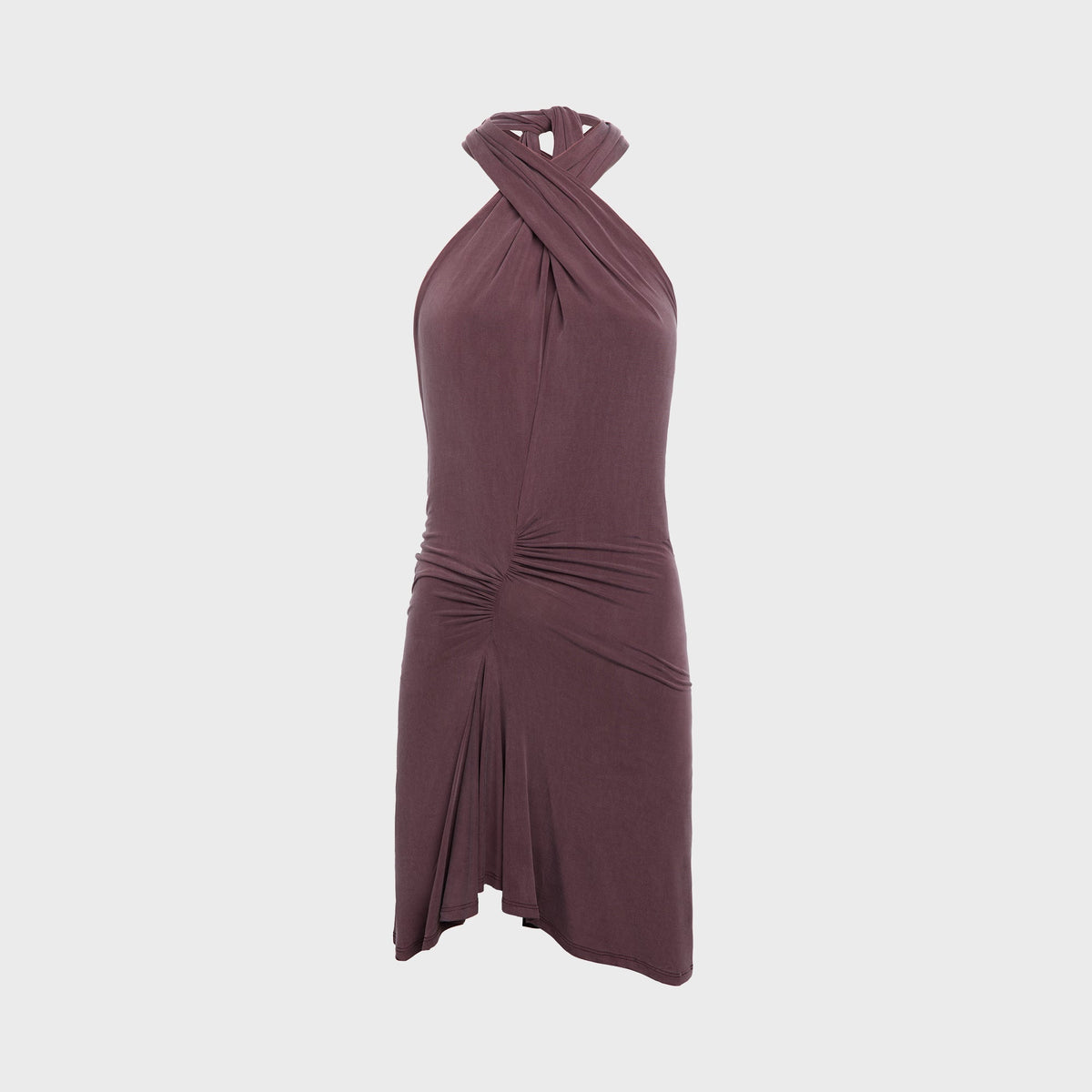 Peachy Den Kylie Halter Knot Dress - Mahogany | Kith Mahogany