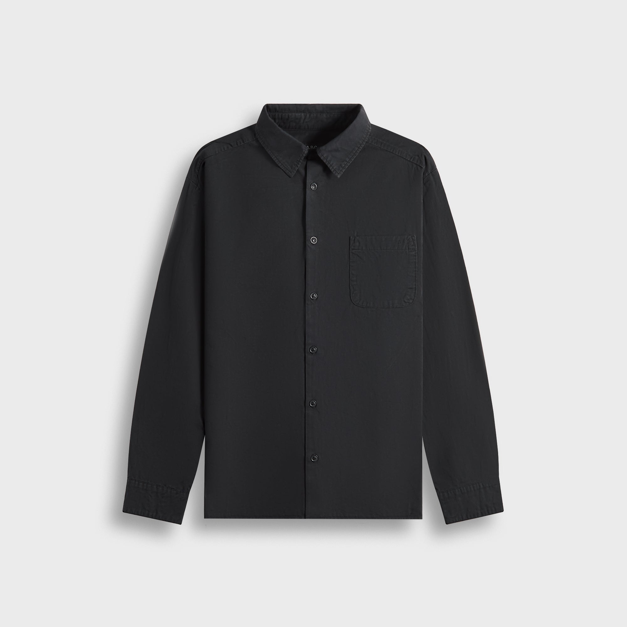 A.P.C. Chemise Malo Logo False - Black | Kith Black