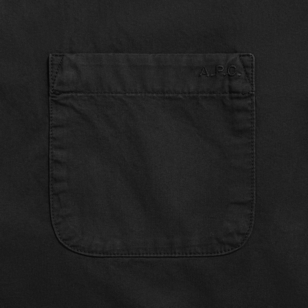 A.P.C. Chemise Malo Logo False - Black | Kith Black