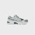 White / Shamrock Green