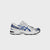 White / Asics Blue