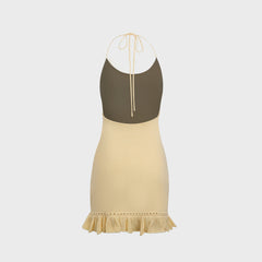Crochet Halter Dress - Honey Butter | Kith Honey Butter