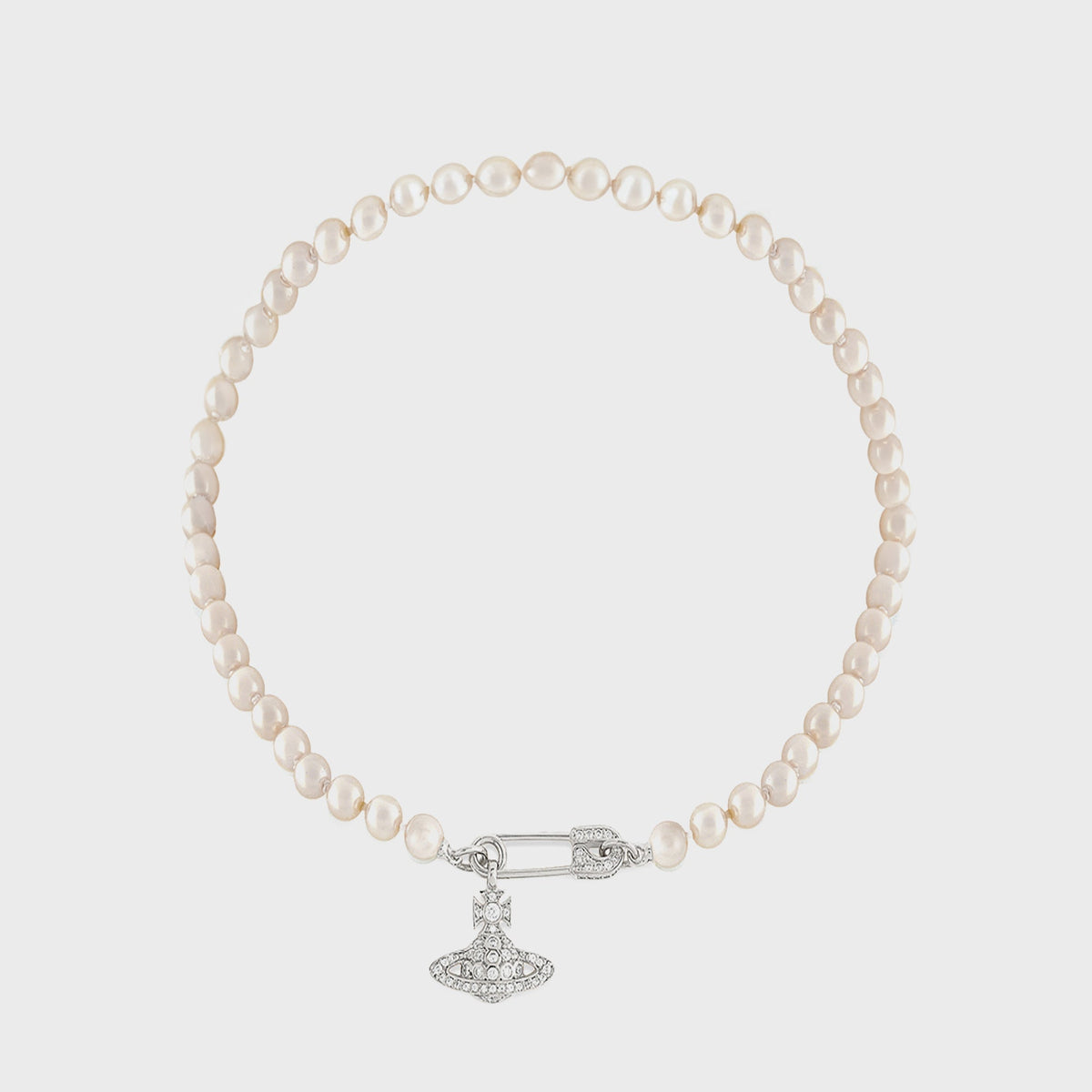 Vivienne Westwood Lucrece Pearl Necklace - Silver | Kith Silver