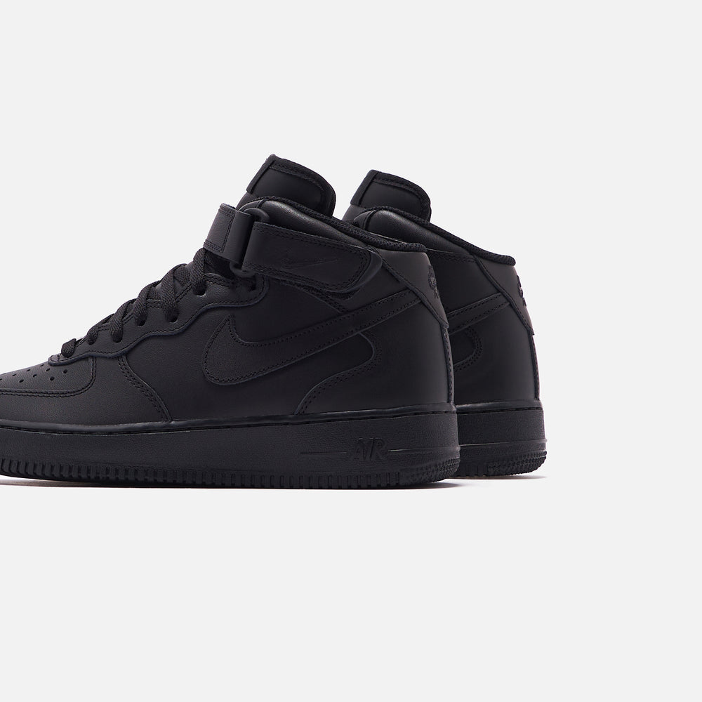 Nike WMNS Air Force 1 Mid '07 - Black | Kith Black